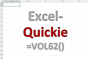 Excel-Quickies (Vol 62)