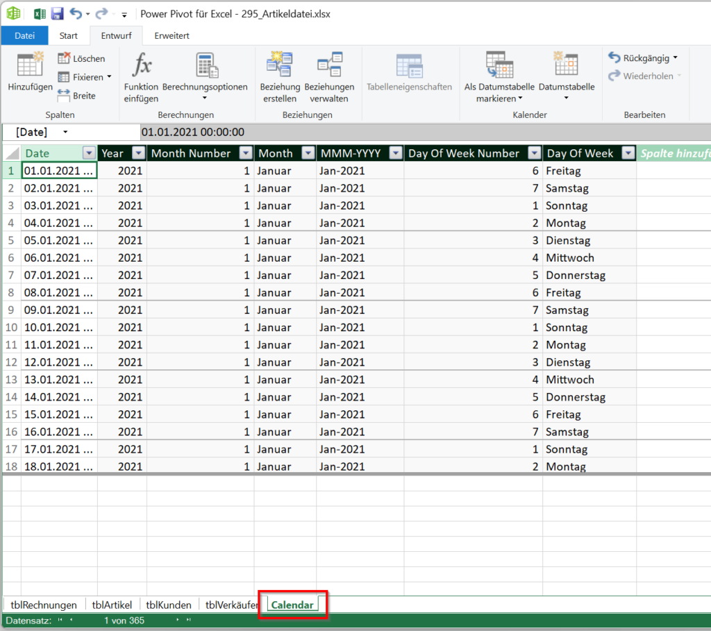 Einf Hrung In Power Pivot Teil Der Tabellenexperte