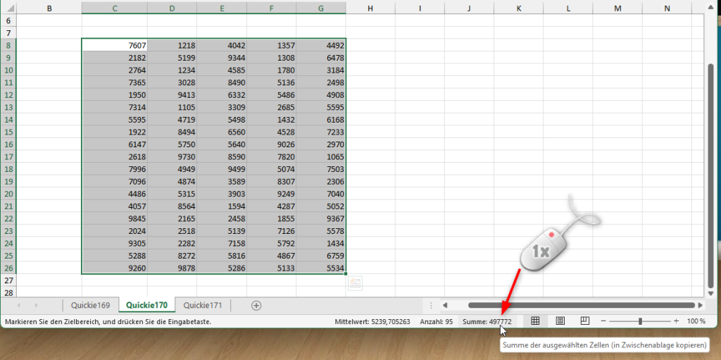 Excel-Quickies (Vol 53) | Der Tabellenexperte